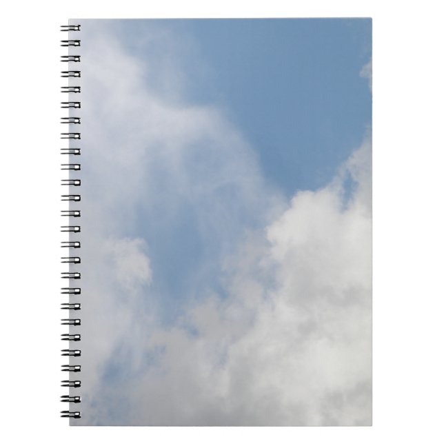 Cuaderno Portátil Fluffy Clouds (Frente)