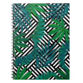 Cuaderno Portátil Foliage y Stripes