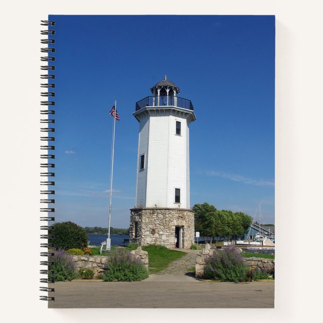 Cuaderno Portátil Fond Du Lac Lighthouse (Anverso)