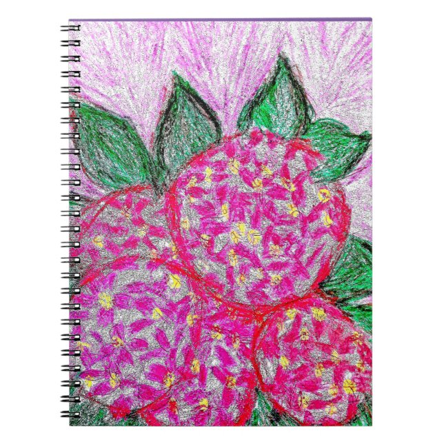 Cuaderno Portátil fotográfico (80 páginas B&W) Hydrangea (Frente)