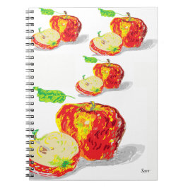 Cuaderno Portátil fotográfico (80 páginas B&W) manzanas