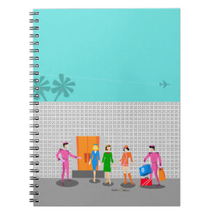 Cuaderno Portátil fotográfico de espiral de manantiales de 