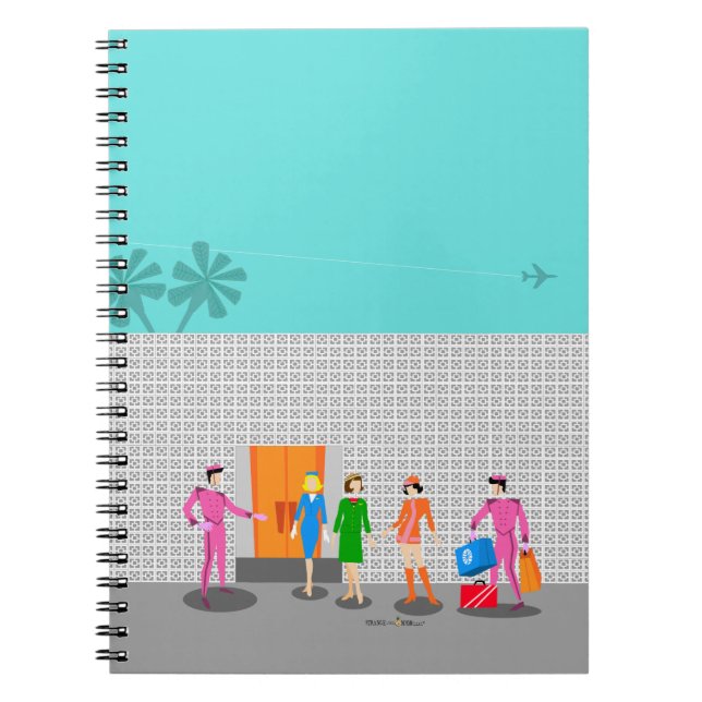 Cuaderno Portátil fotográfico de espiral de manantiales de  (Frente)