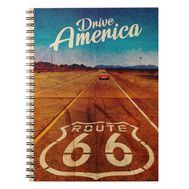Cuaderno Portátil fotográfico de la ruta de la cosecha 66 (Frente)