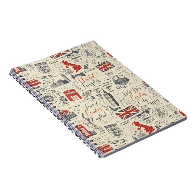 Cuaderno Portátil fotográfico de Londres de época (Lado Derecho)