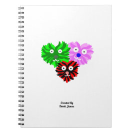 Cuaderno Portátil fotográfico en espiral de zumbido cardíac