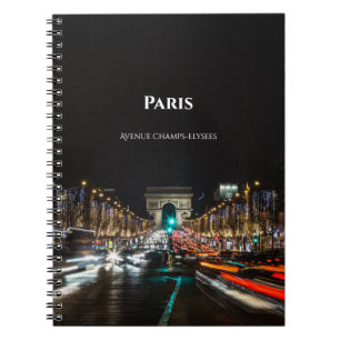 Cuaderno Portátil fotográfico espiral de París
