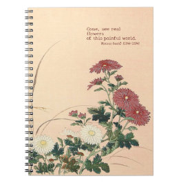 Cuaderno Portátil fotográfico espiral "Flores otoñales"