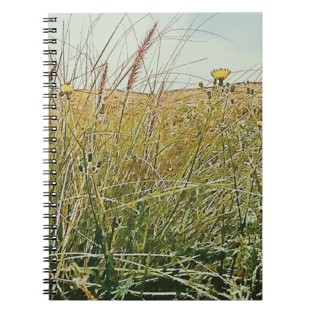 Cuaderno Portátil fotográfico espiral "Flores silvestres" (Frente)