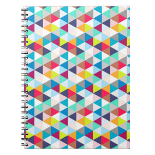 Cuaderno Portátil fotográfico/Formas triangulares geométric