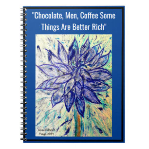 Cuaderno Portátil fotográfico Rare Blue Dahlia
