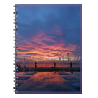 Cuaderno Portátil fotográfico "Sunset in the port"