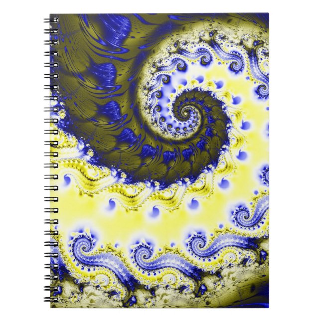 Cuaderno Portátil Fractal espiral (Frente)