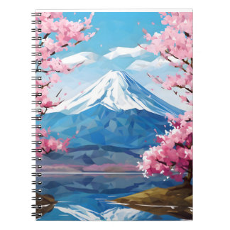 Cuaderno Portátil Fuji Blossom