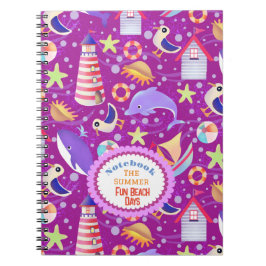 Cuaderno Portátil Fun Beach Magenta