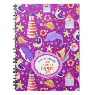 Cuaderno Portátil Fun Beach Magenta