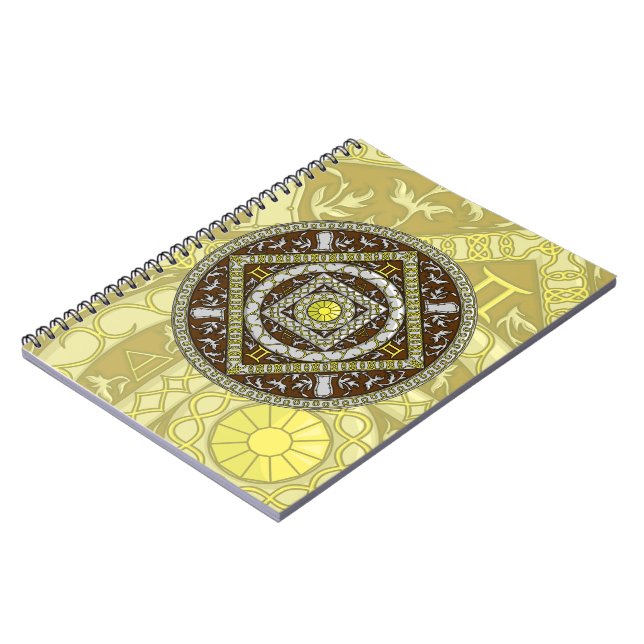 Cuaderno Portátil Gemini Mandala (Lado Izquierdo)