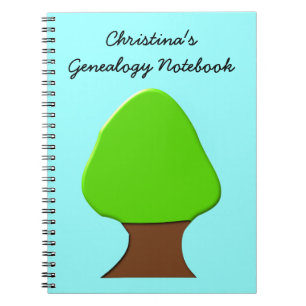 Cuaderno Portátil genealógico de Personalizable de árbol