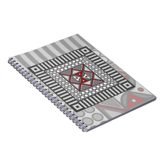 Cuaderno Portátil geométrico alternativo (Lado Derecho)
