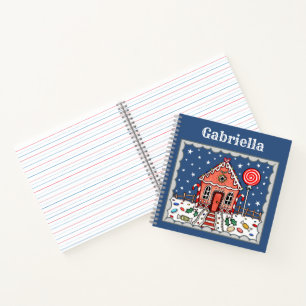 Cuaderno Portátil Gingerbread Personalizado