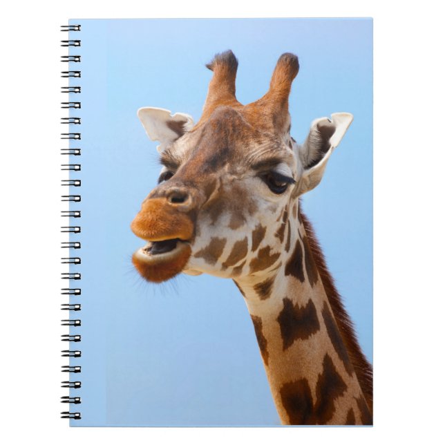 Cuaderno Portátil Giraffe Portrait (Frente)