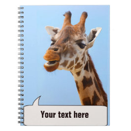 Cuaderno Portátil Giraffe Portrait