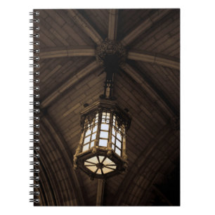 Cuaderno Portátil gótico de foto en espiral de luz Pendant