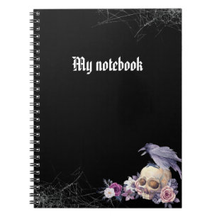 Cuaderno Portátil gótico - Diario estético oscuro