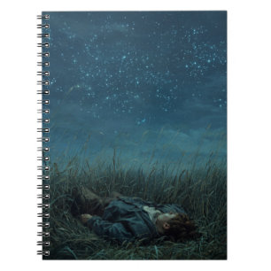 Cuaderno Portátil Grassfield con cielo nocturno