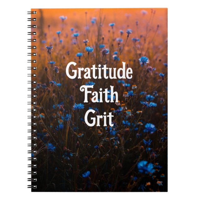 Cuaderno Portátil Gratitude (Frente)