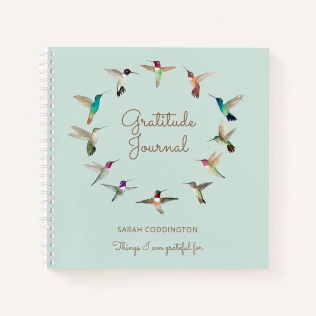 Cuaderno Portátil Gratitude de personalizado California Hum (Anverso)