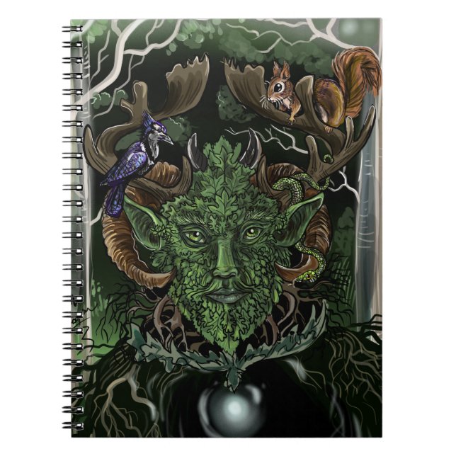 Cuaderno portátil Green Man~ (Frente)