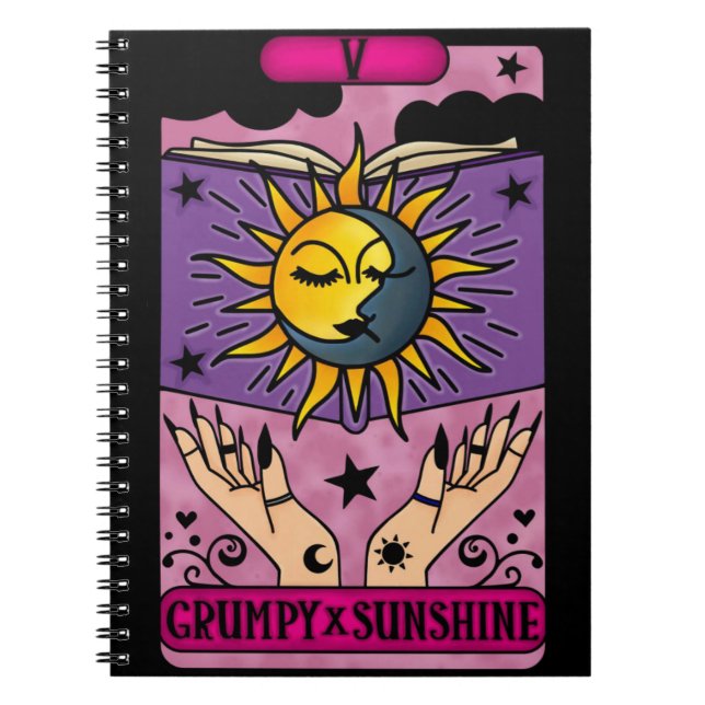 Cuaderno Portátil GrumpyXSunshine Tarot (Frente)