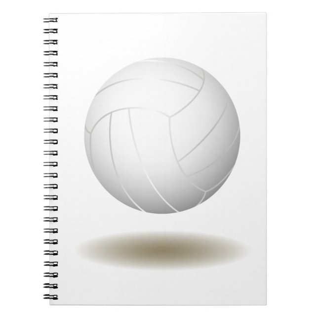 Cuaderno Portátil Guay Volleyball (blanco) (Frente)