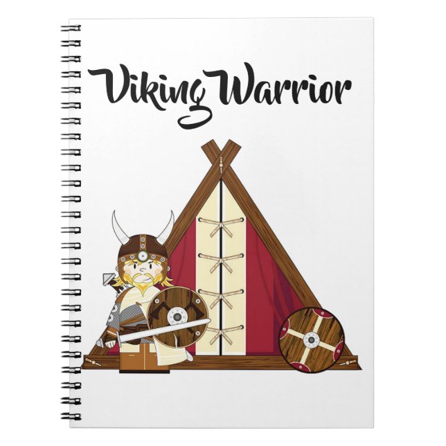 Cuaderno Portátil - Guerrero de Viking (Frente)