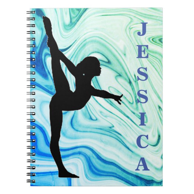 Cuaderno Portátil Gymnastics Green / Blue Photo (Frente)