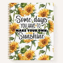 Cuaderno Portátil "Haz tu propio sol"