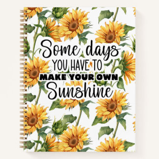 Cuaderno Portátil "Haz tu propio sol"