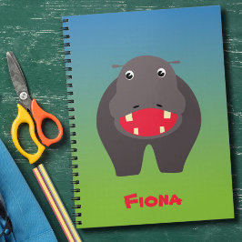 Cuaderno Portátil hippo feliz