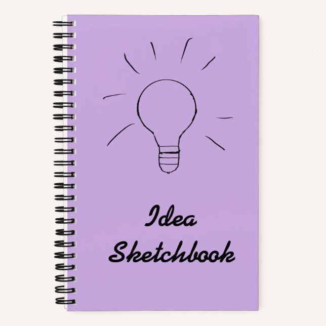 Cuaderno Portátil Idea Light Purple Sketchbook (Anverso)