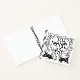 Cuaderno Portátil Ilustrado de Pickleball Lover