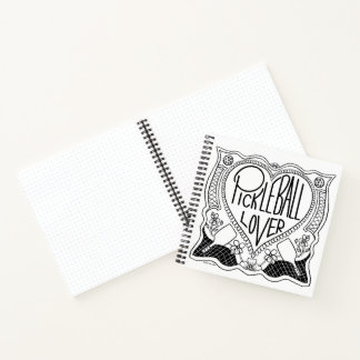 Cuaderno Portátil Ilustrado de Pickleball Lover