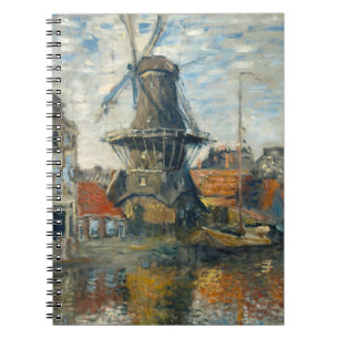Cuaderno Portátil impresionista de Windmill Harbour de los