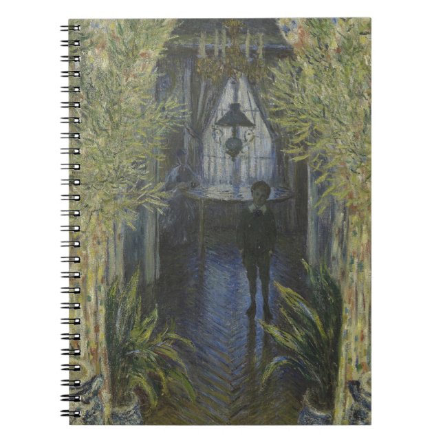 Cuaderno Portátil impresionista del interior del pasillo so (Frente)