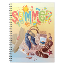 Cuaderno Portátil inspirado en el verano