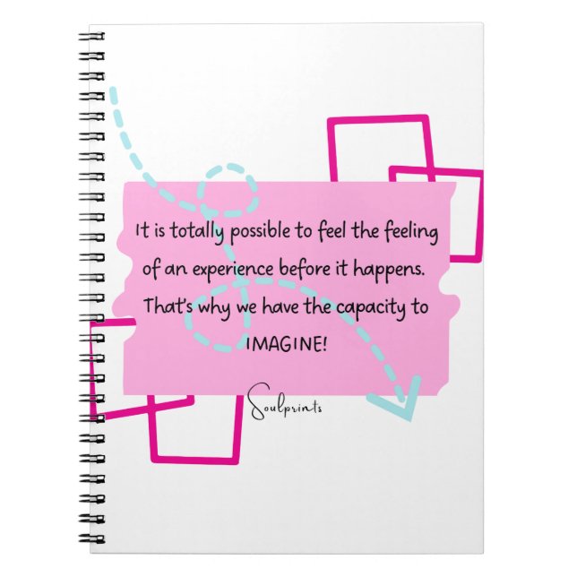 Cuaderno Portátil Inspirador de Huellas Ampolares (Frente)