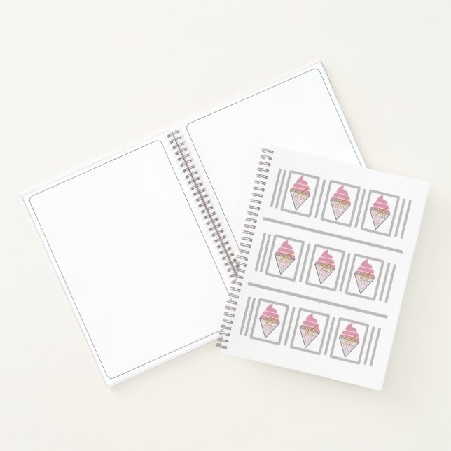 Cuaderno Portátil Irresistible Ice Cream / Sketchbook (Interior)