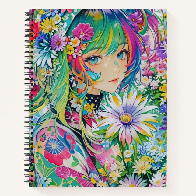 Cuaderno ... Portátil "Jardín de los sueños" (Anverso)