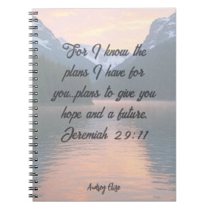 Cuaderno Portátil Jeremiah personalizado 29:11