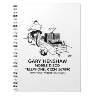 Cuaderno Portátil Jockey Disco para Disco Móvil